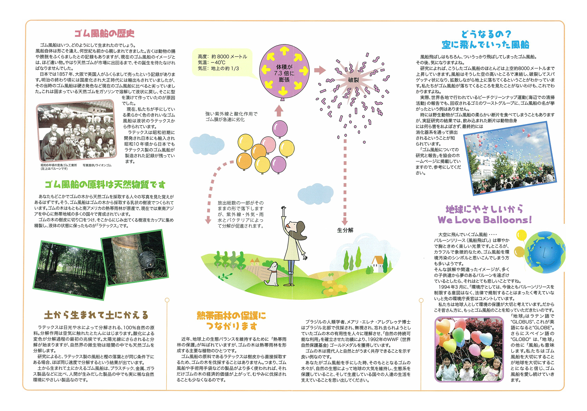 地球に優しい風船の話パンフレット P2